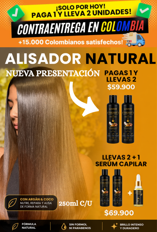 ALISADOR NATURAL LAVDIK HAIR MASK