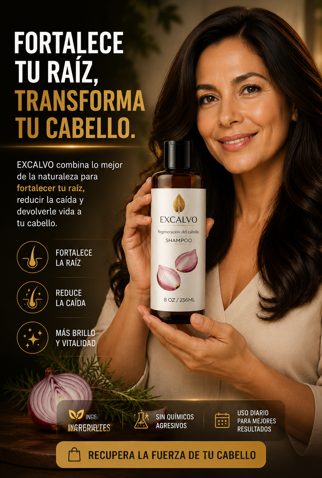 SHAMPOO CRECIMIENTO NATURAL EX CALVO